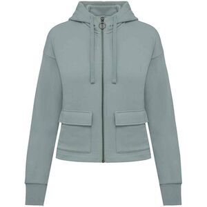 Native Spirit Womens/Ladies Full Zip Hoodie / Jade Green